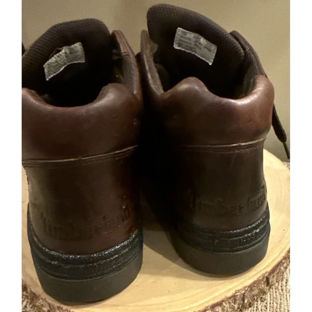 Timberland US Men's‎ Size 10M mahogany Leather Chukka Lace Boots Style 69035
